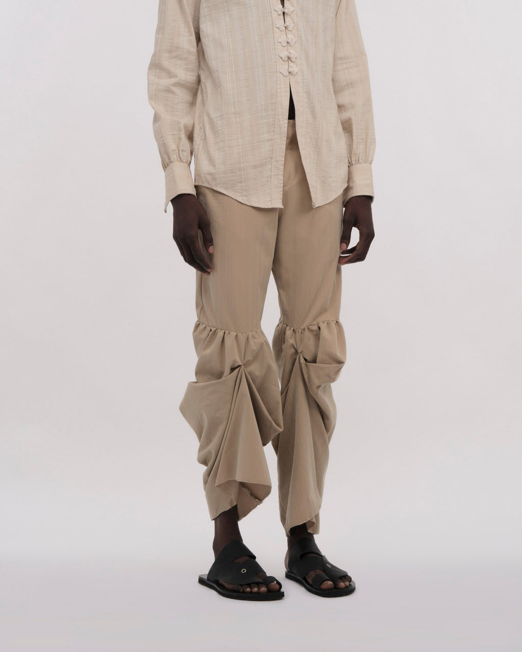 PANTALONE DRAPPEGGIATO