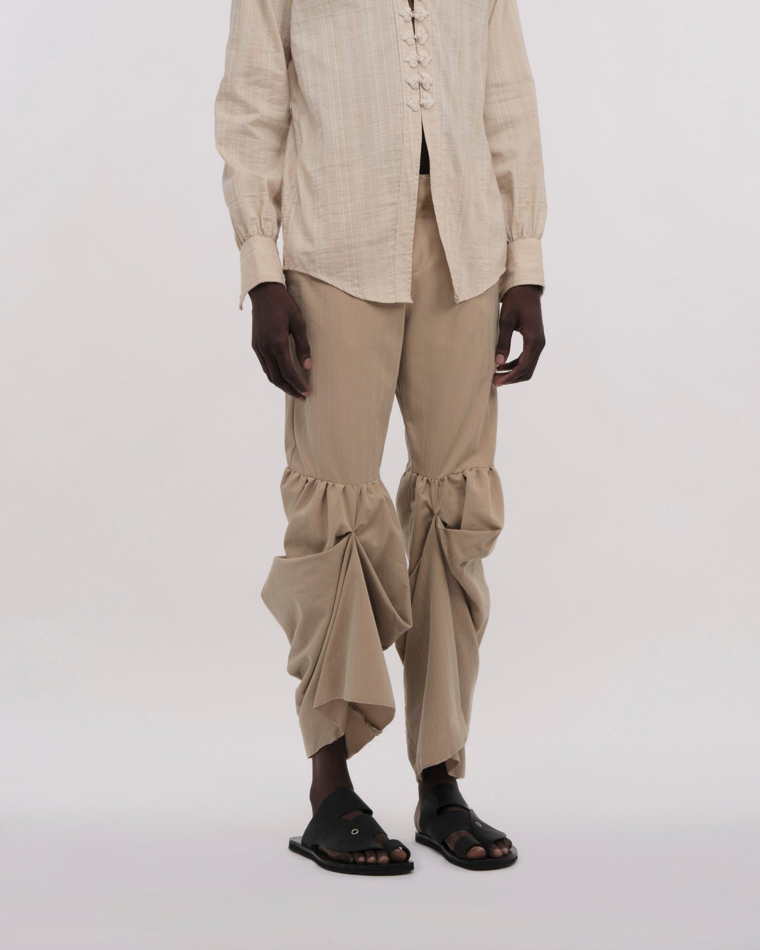 PANTALONE DRAPPEGGIATO